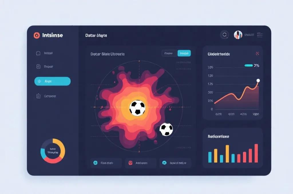 即时数据可视化面板:射门热力图、控球率曲线与胜率预测